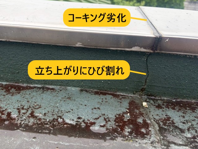 笠木　劣化